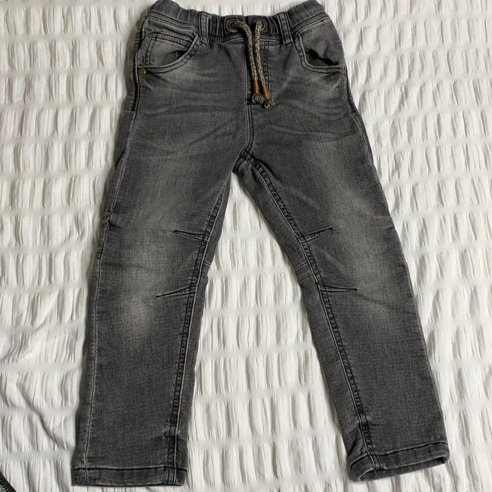 Grey stoned washed next.82 jeans